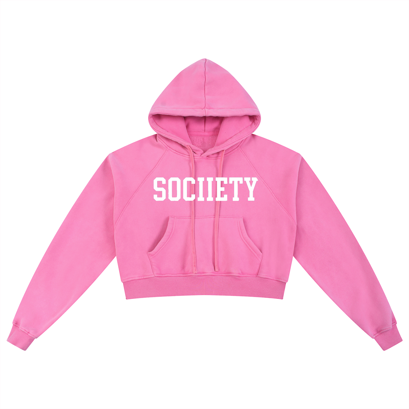 Women's Snow Washed Cropped Hoodie