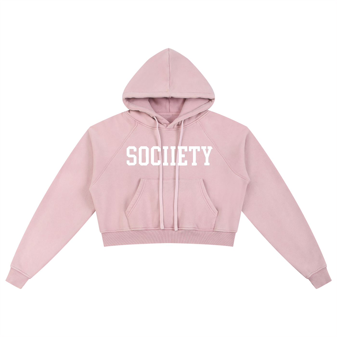Women's Snow Washed Cropped Hoodie