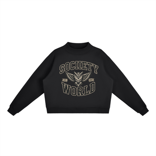 Women’s University Uniform Mock-Neck Crew Sweatshirt