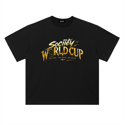 Astronomical Cup Drop Shoulder Cotton T-Shirt