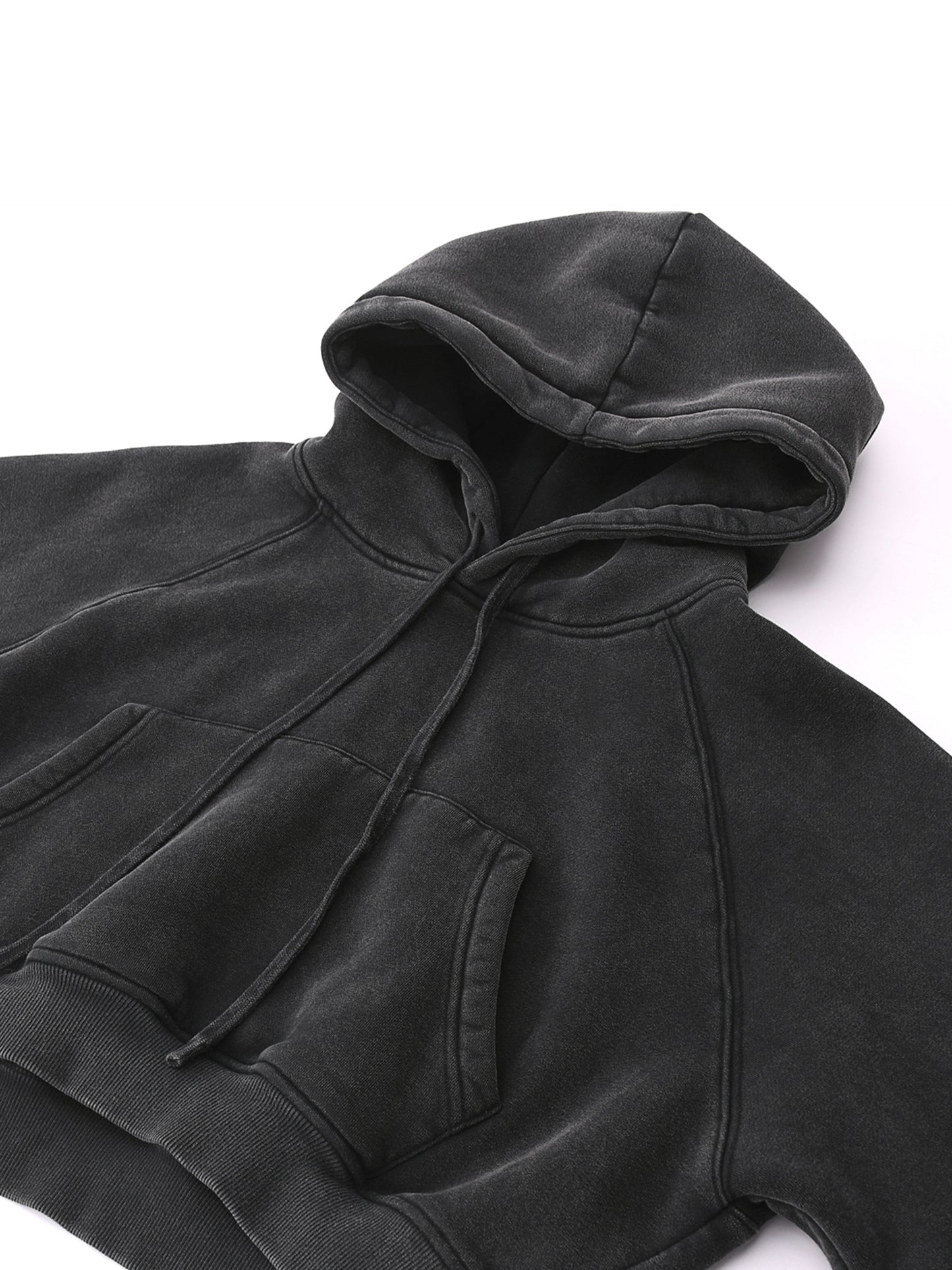 Women's Snow Washed Cropped Hoodie