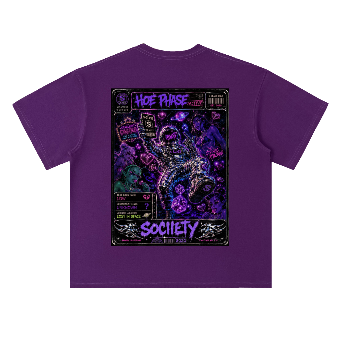 Hoe Phase ViP Pass Drop Shoulder T Shirt