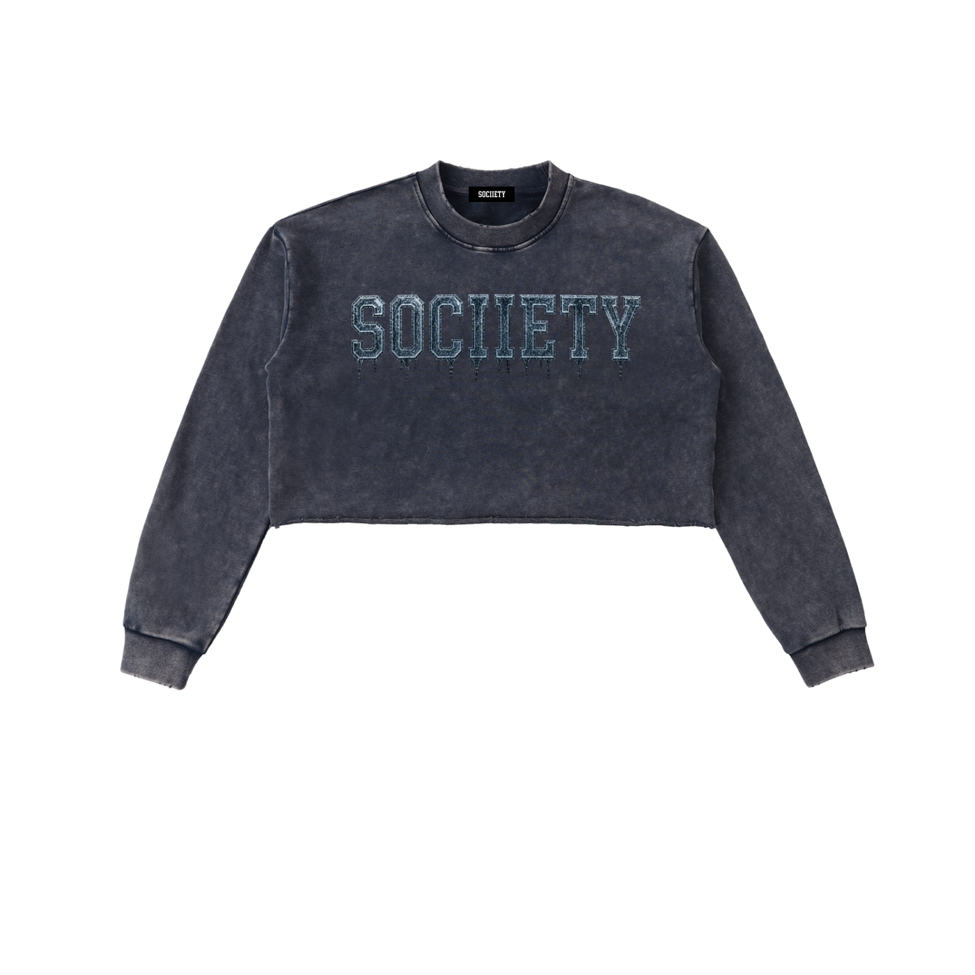Women’s Freeze It Up Snow Washed Cropped Sweatshirt