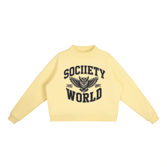Women’s University Uniform Mock-Neck Crew Sweatshirt