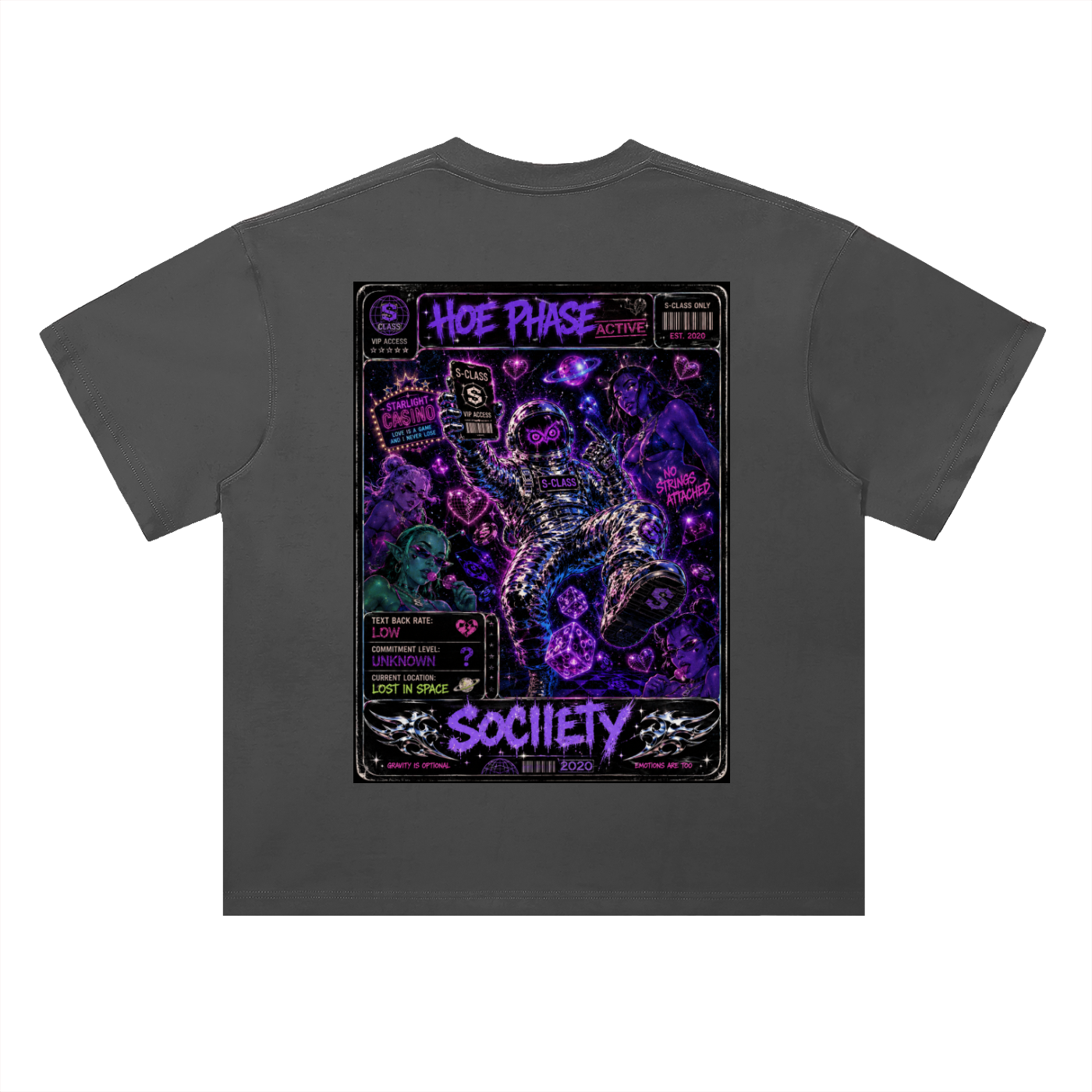 Hoe Phase ViP Pass Drop Shoulder T Shirt
