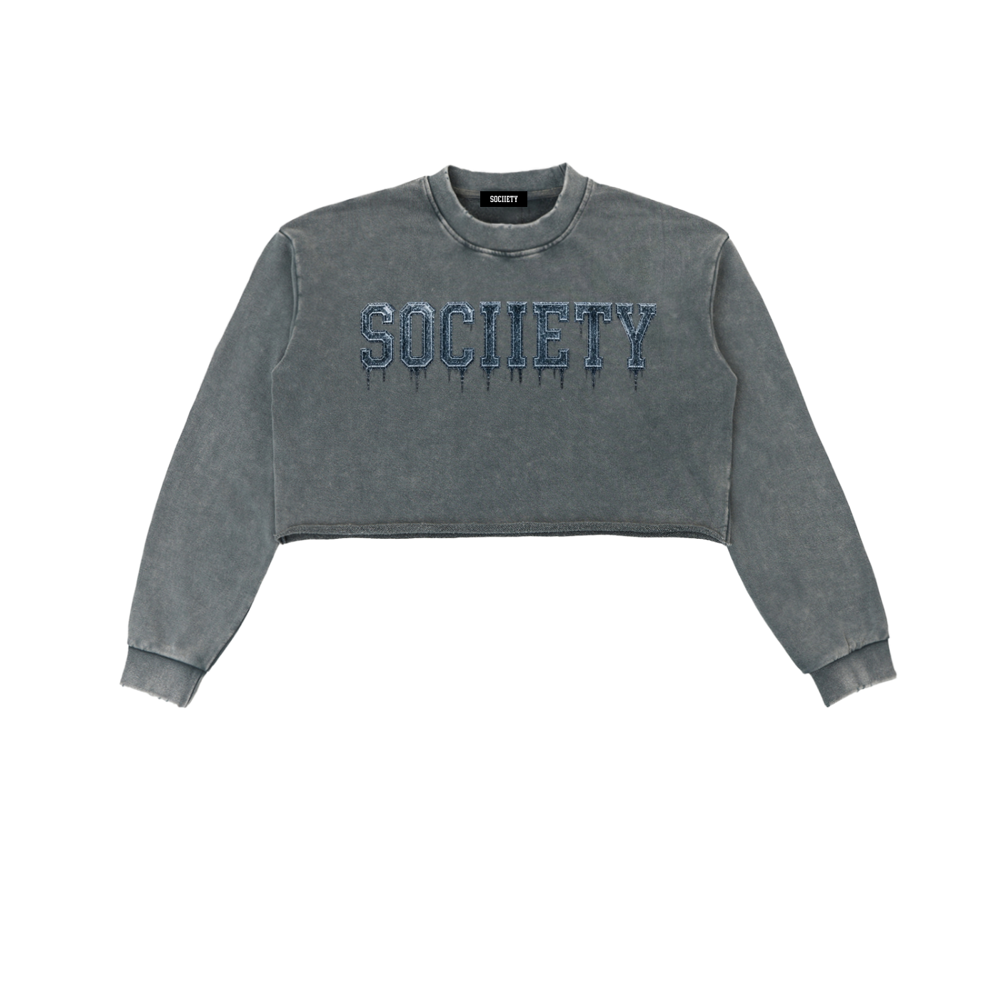 Women’s Freeze It Up Snow Washed Cropped Sweatshirt