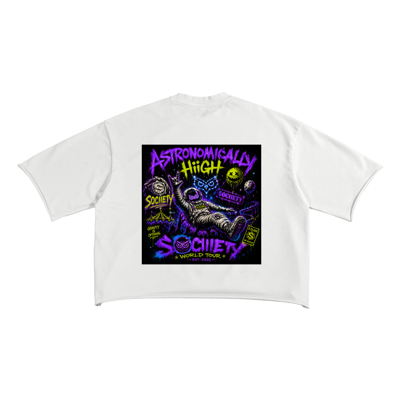 Gravity Optional Crop top T-Shirt