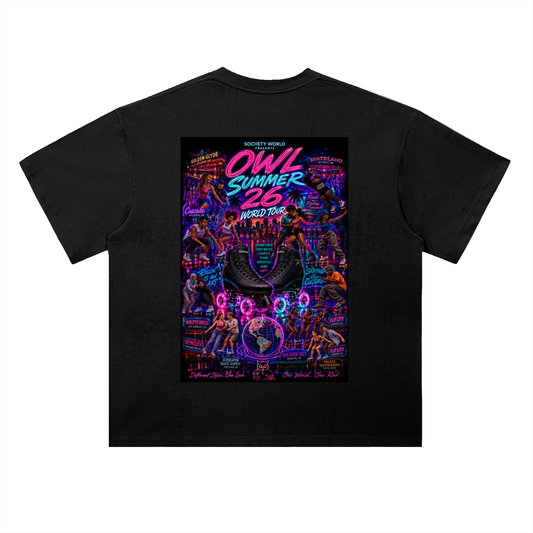 Rollers Paradise Drop Shoulder Cotton T-Shirt