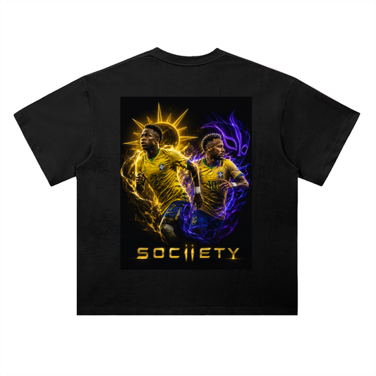 Brazil Drop Shoulder Cotton T-Shirt