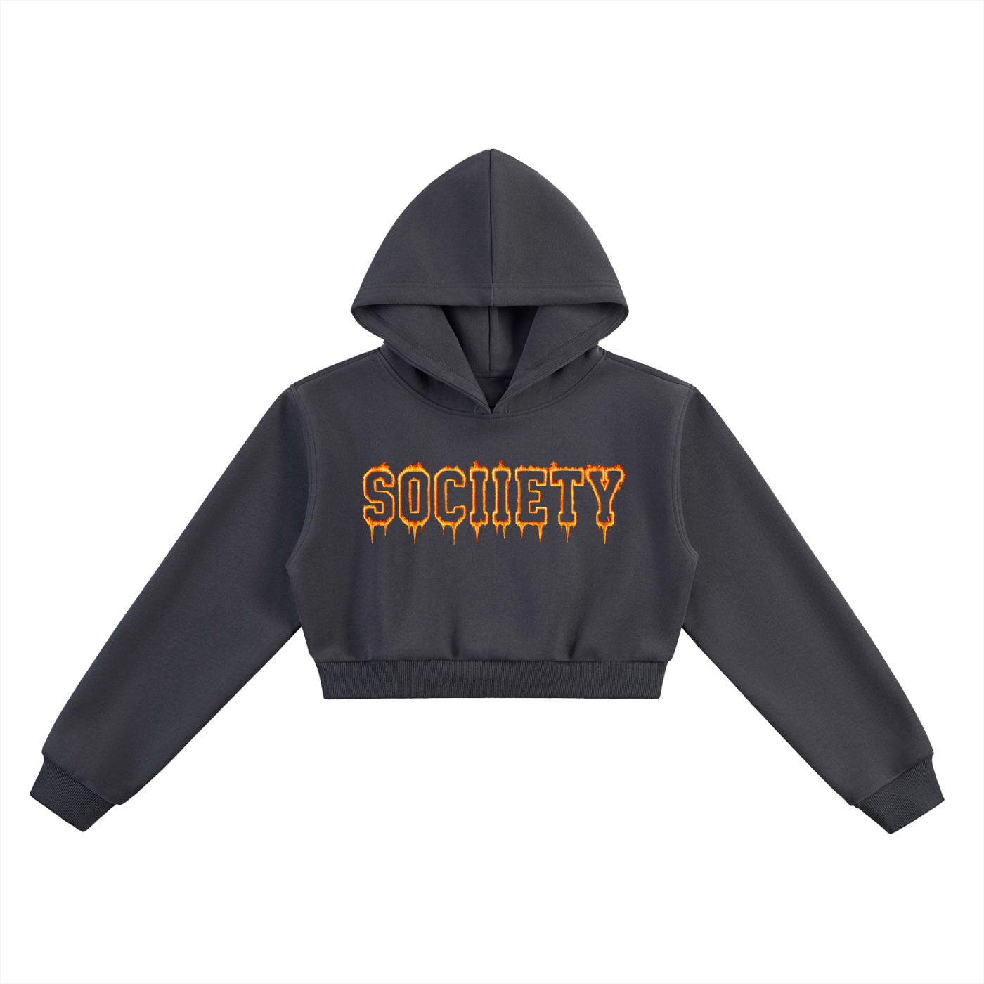 Women’s Burn it Down Essential Cropped Hoodie