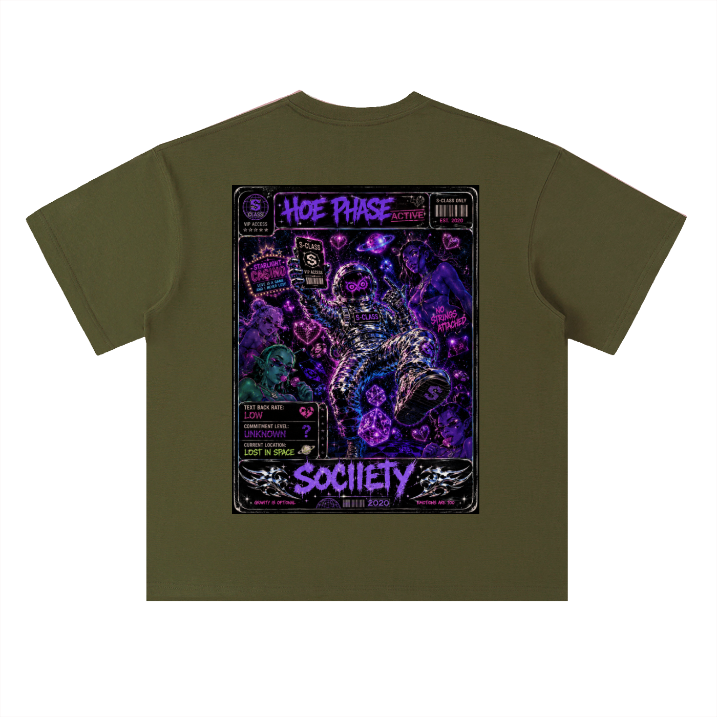 Hoe Phase ViP Pass Drop Shoulder T Shirt