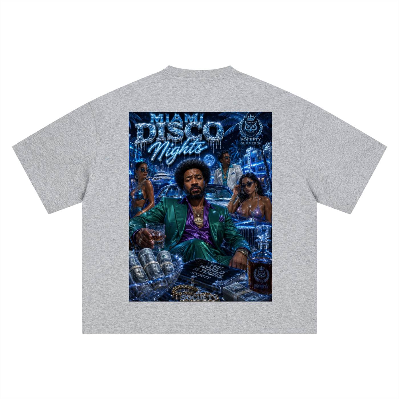 Miami Disco Nights Oversized T