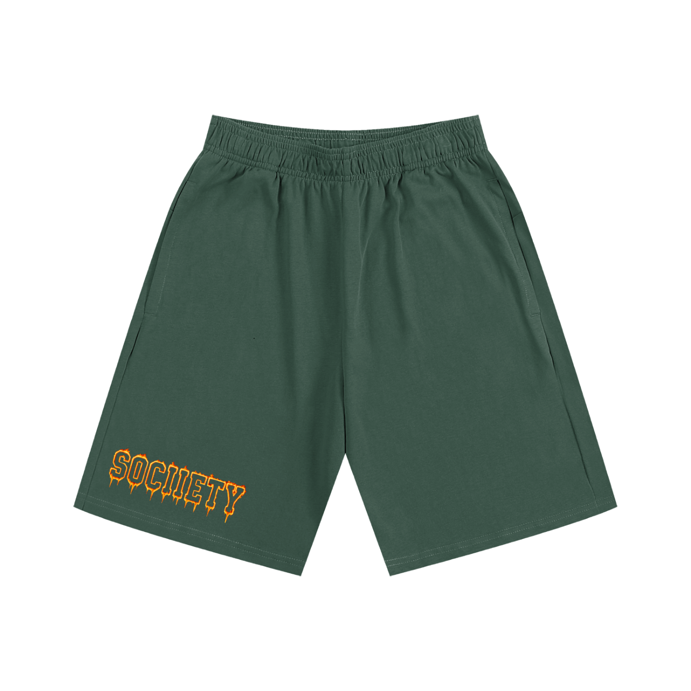 Burn It Down Cotton Shorts