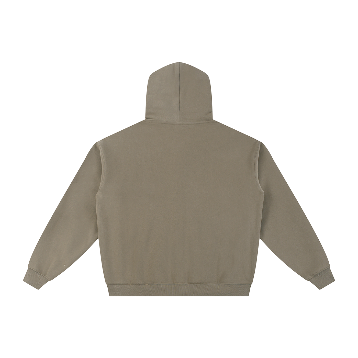 University Oversized Fleece Zip-Through Hoodie