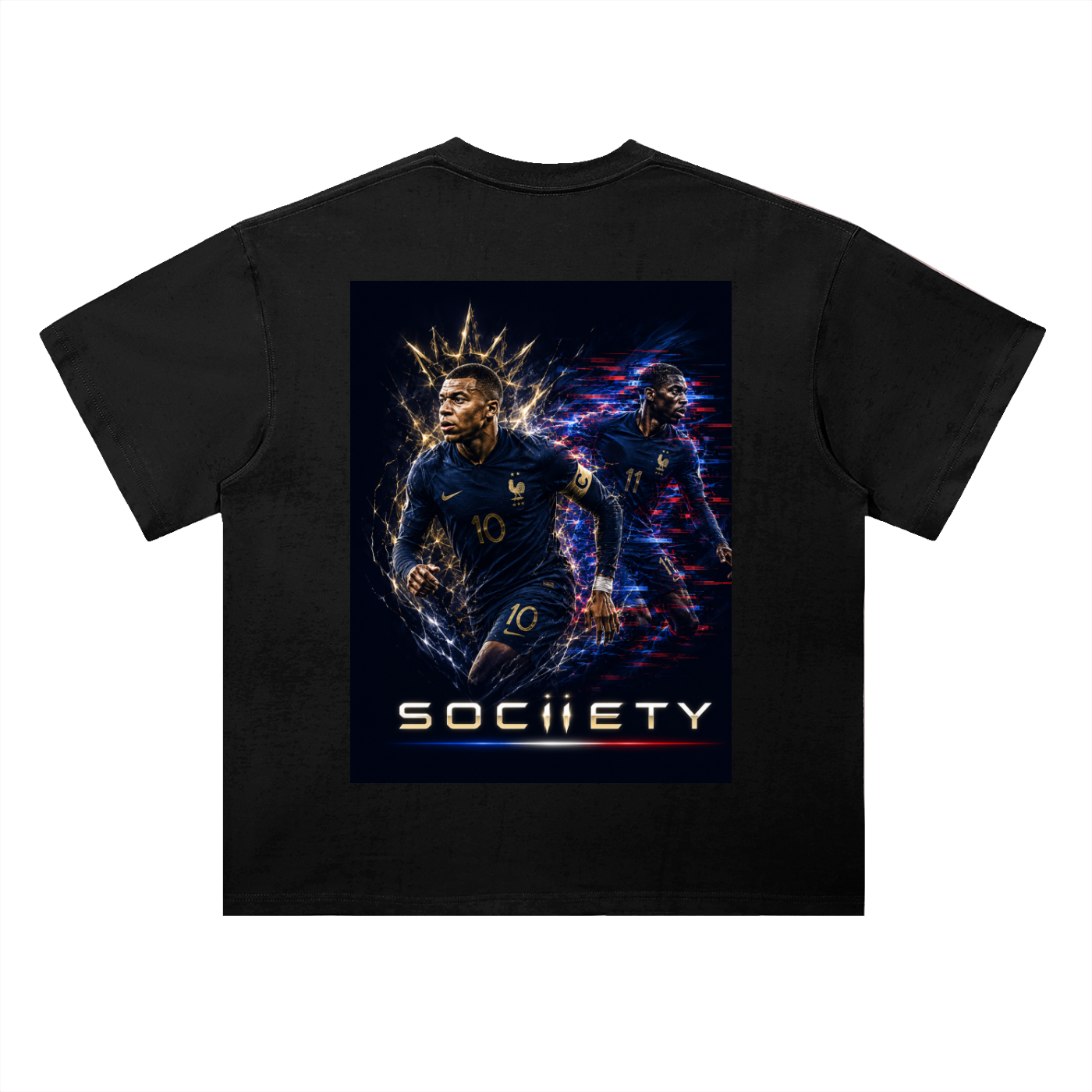 France Drop Shoulder Cotton T-Shirt