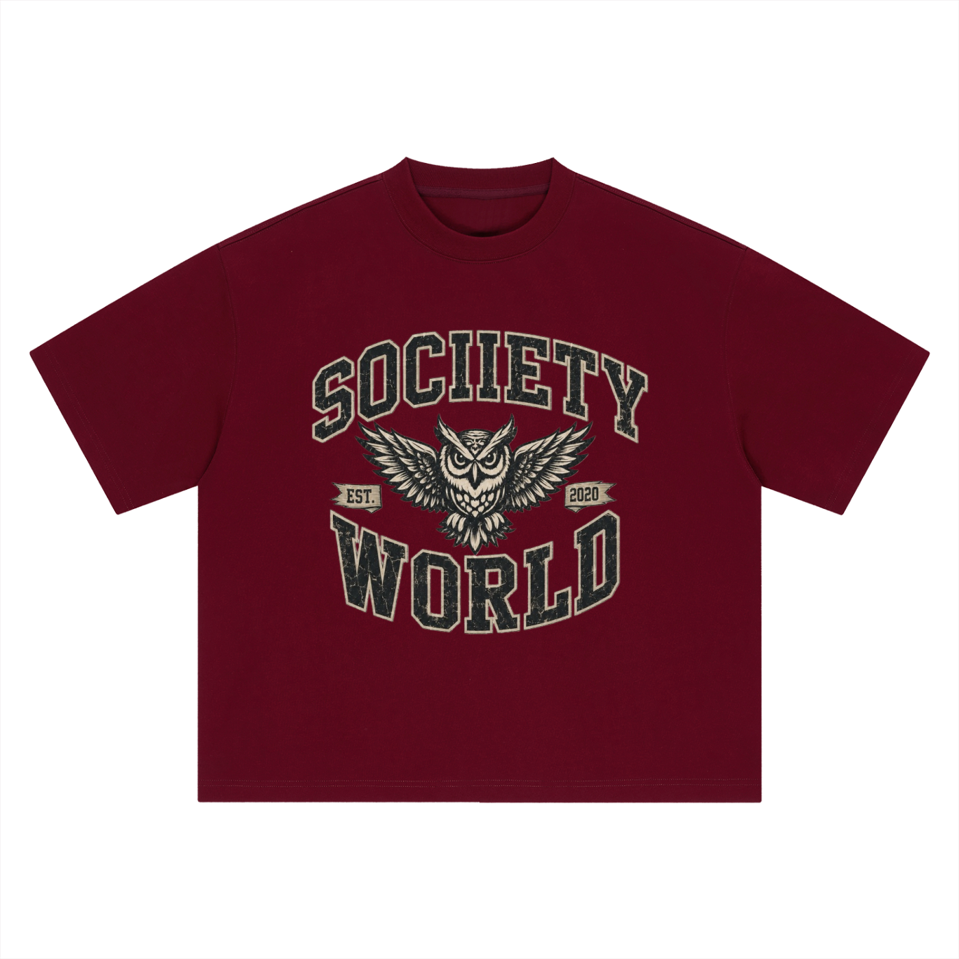University Oversized Uniform Shirt T-Shirt