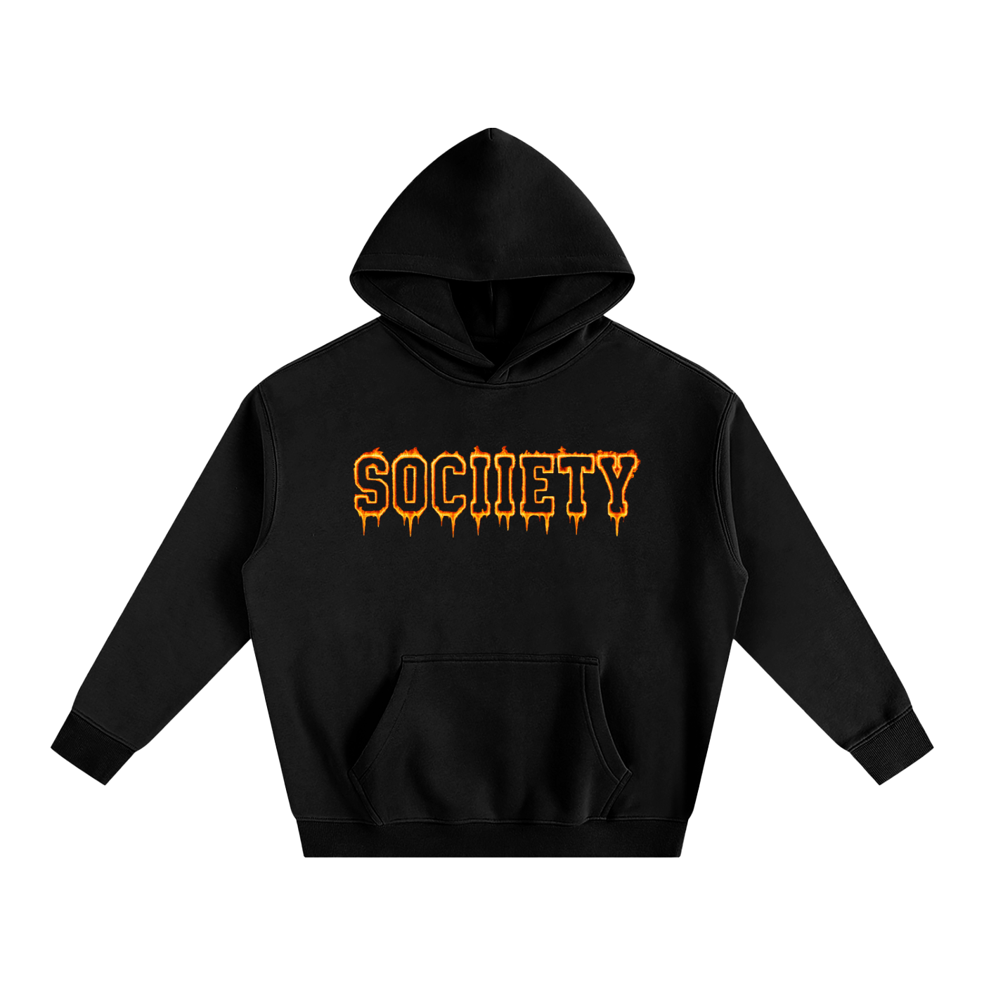 Burn It Down Oversize Fleeced Hoodie