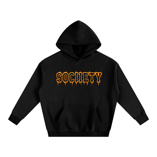 Burn It Down Oversize Fleeced Hoodie