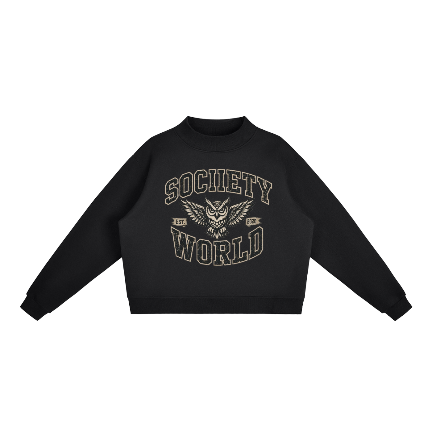 Women’s University Uniform Mock-Neck Crew Sweatshirt