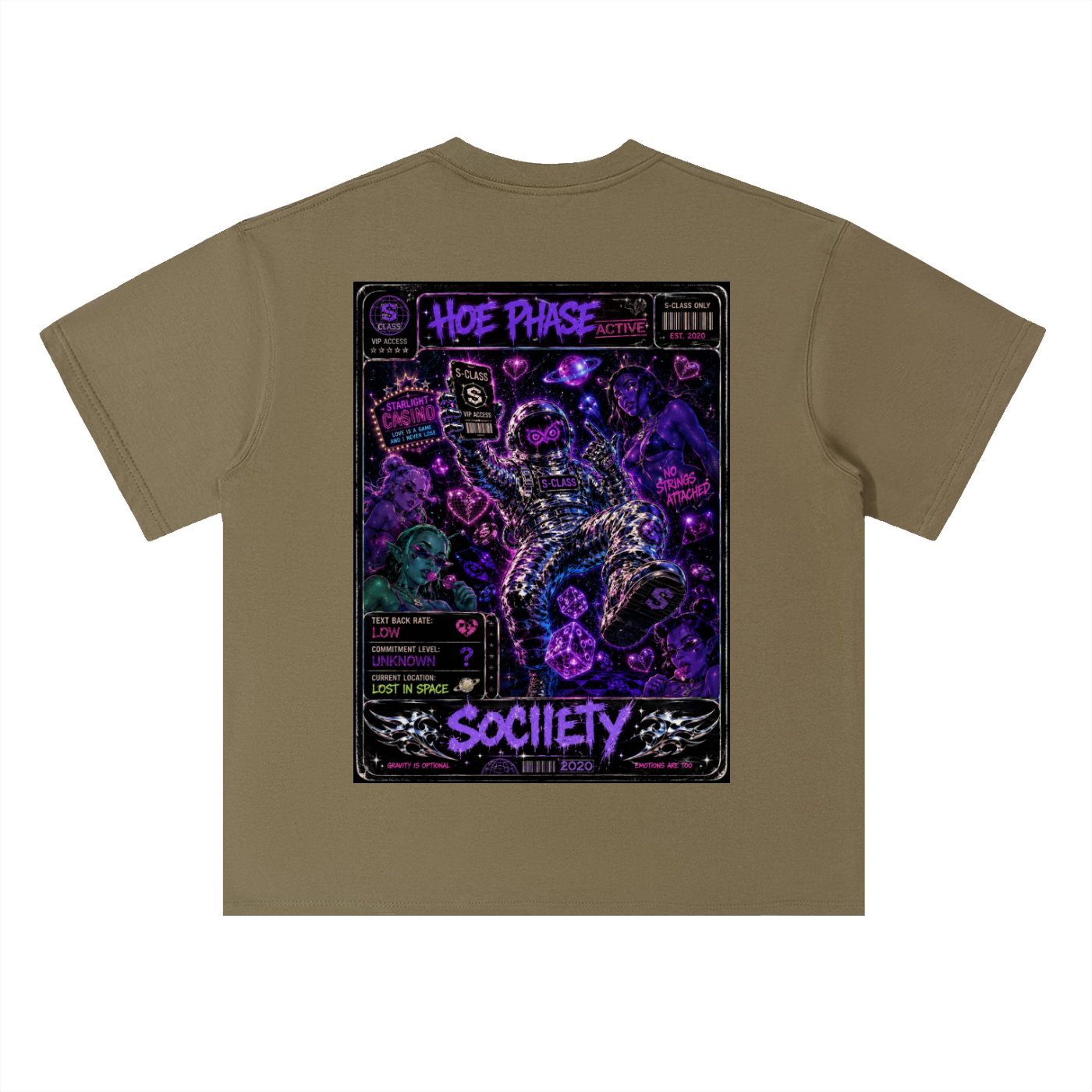 Hoe Phase ViP Pass Drop Shoulder T Shirt
