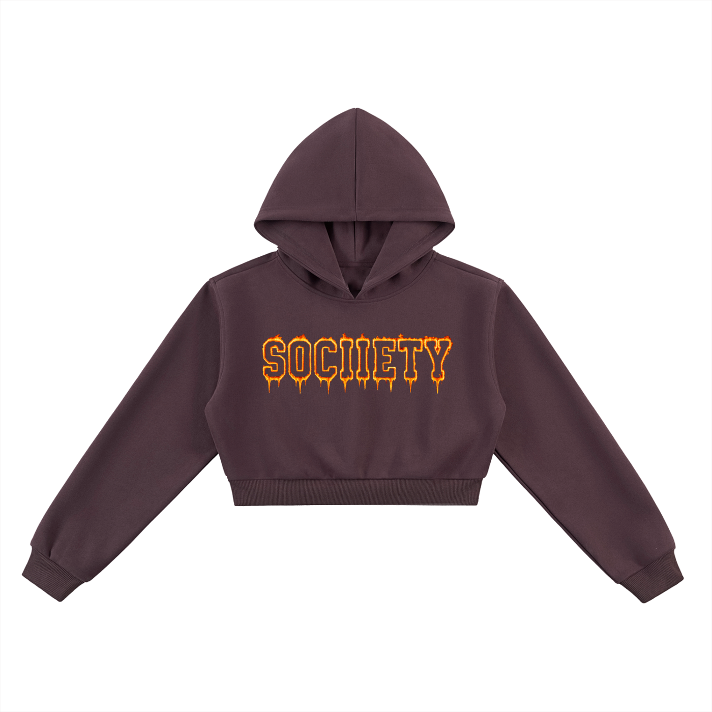 Women’s Burn it Down Essential Cropped Hoodie