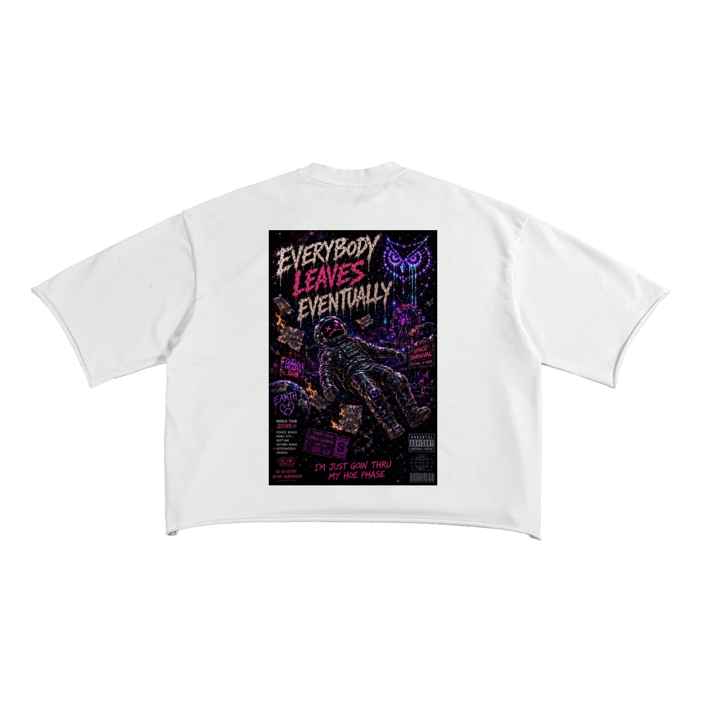 Space Carnival Crop top T-Shirt