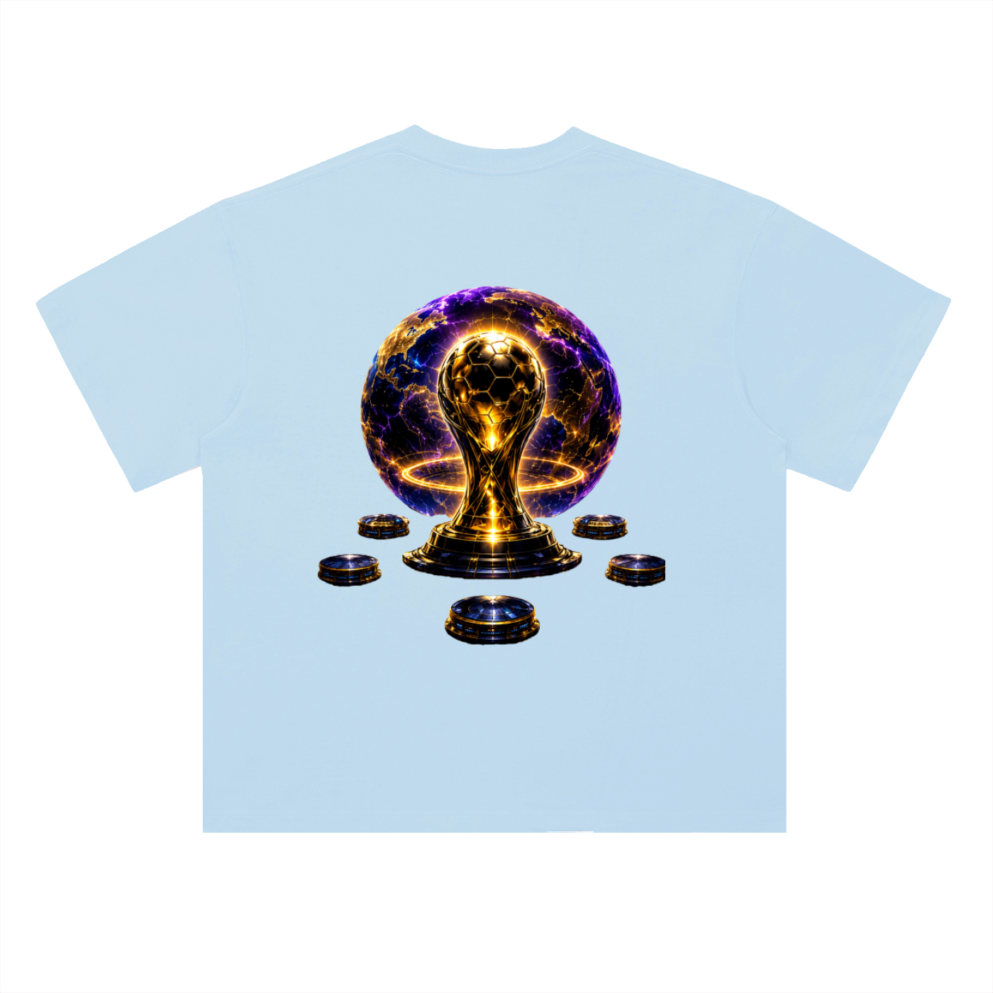 World Cup Trophy Drop Shoulder Cotton T-Shirt