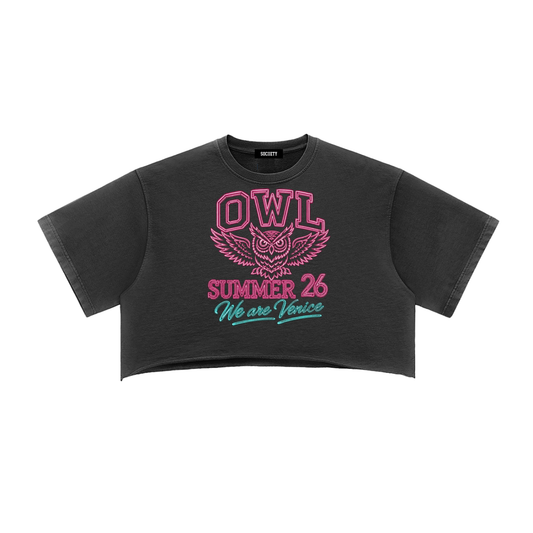 Women’s We Are Venice Snow Washed Crop Top