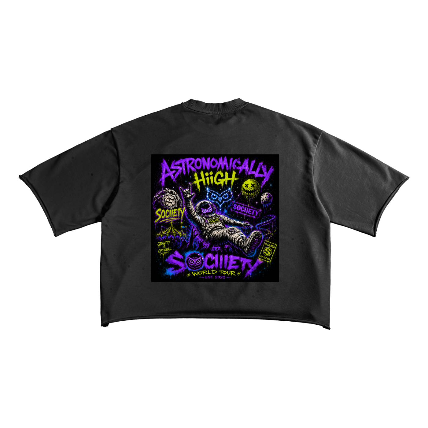 Gravity Optional Crop top T-Shirt