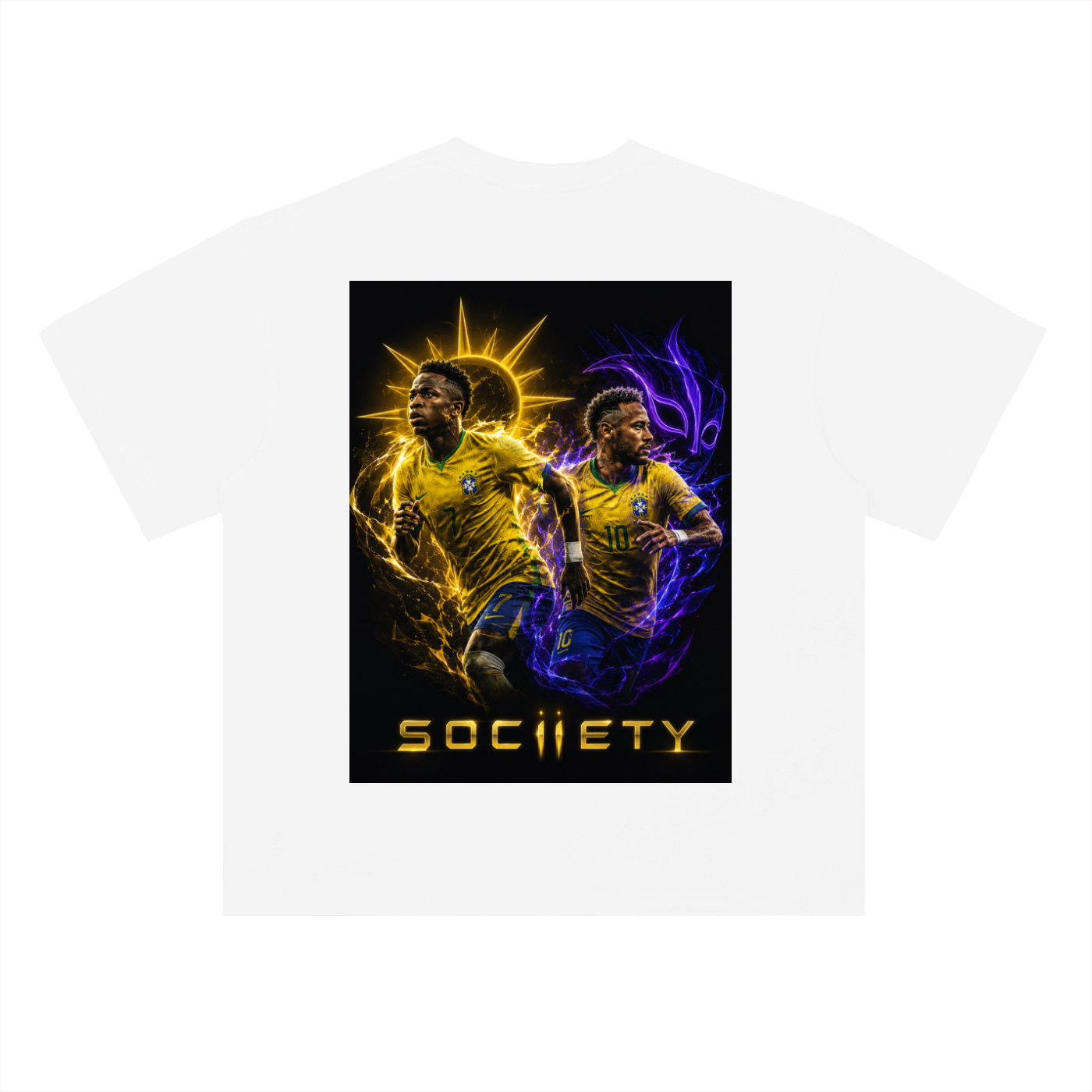 Brazil Drop Shoulder Cotton T-Shirt