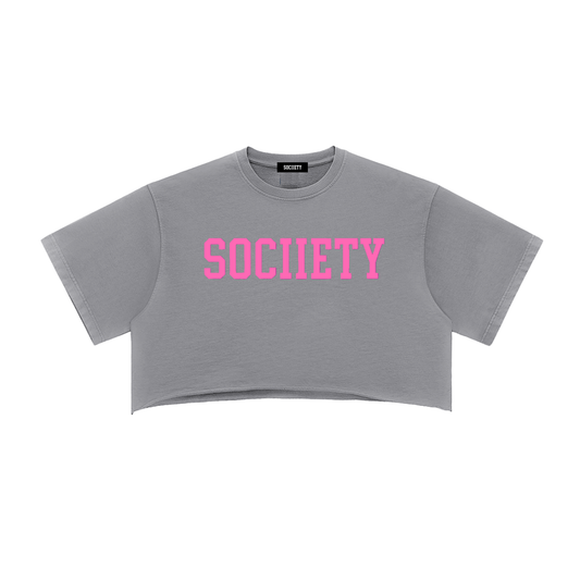 Women’s Sociiety Snow Washed Crop Top