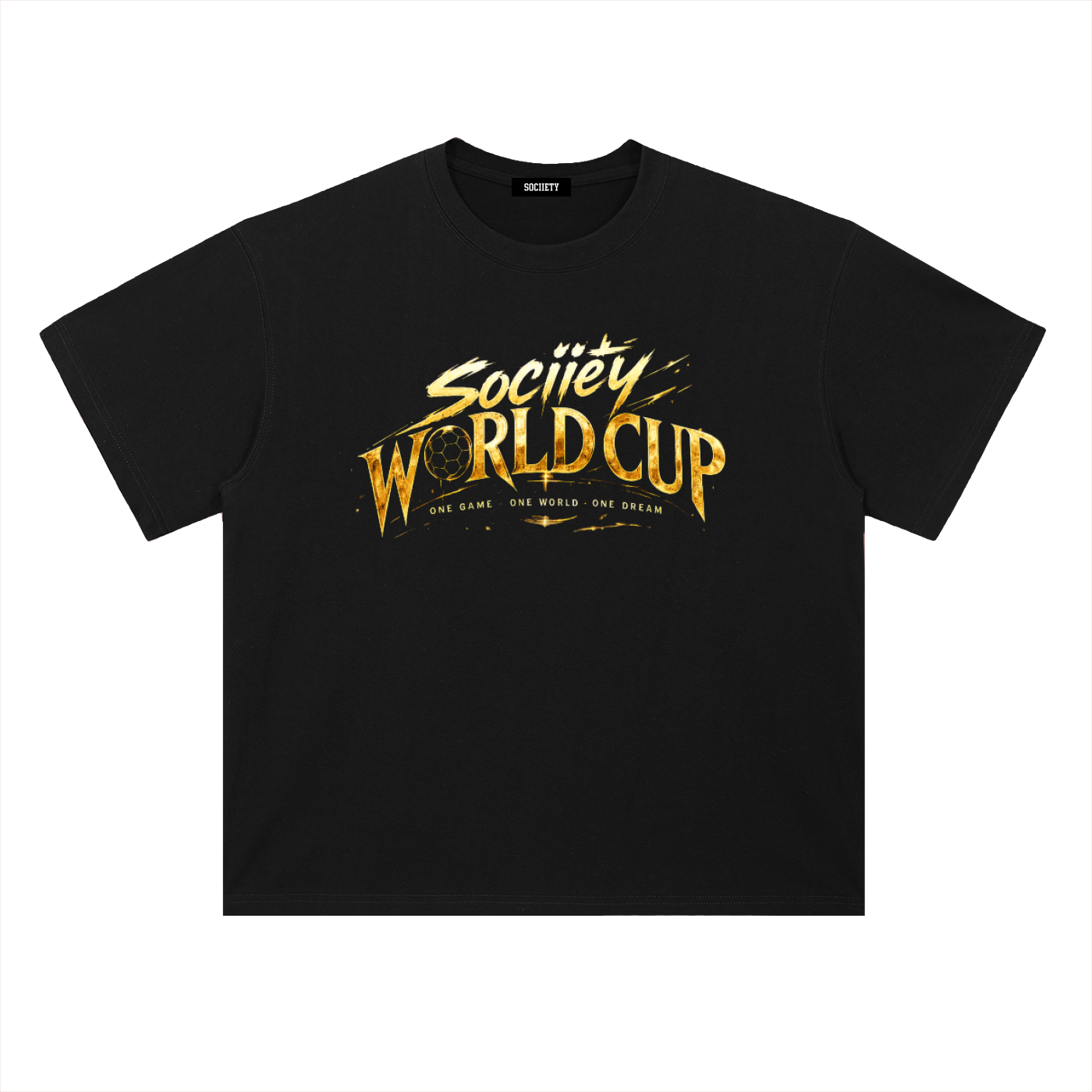 Astronomical Cup Drop Shoulder Cotton T-Shirt