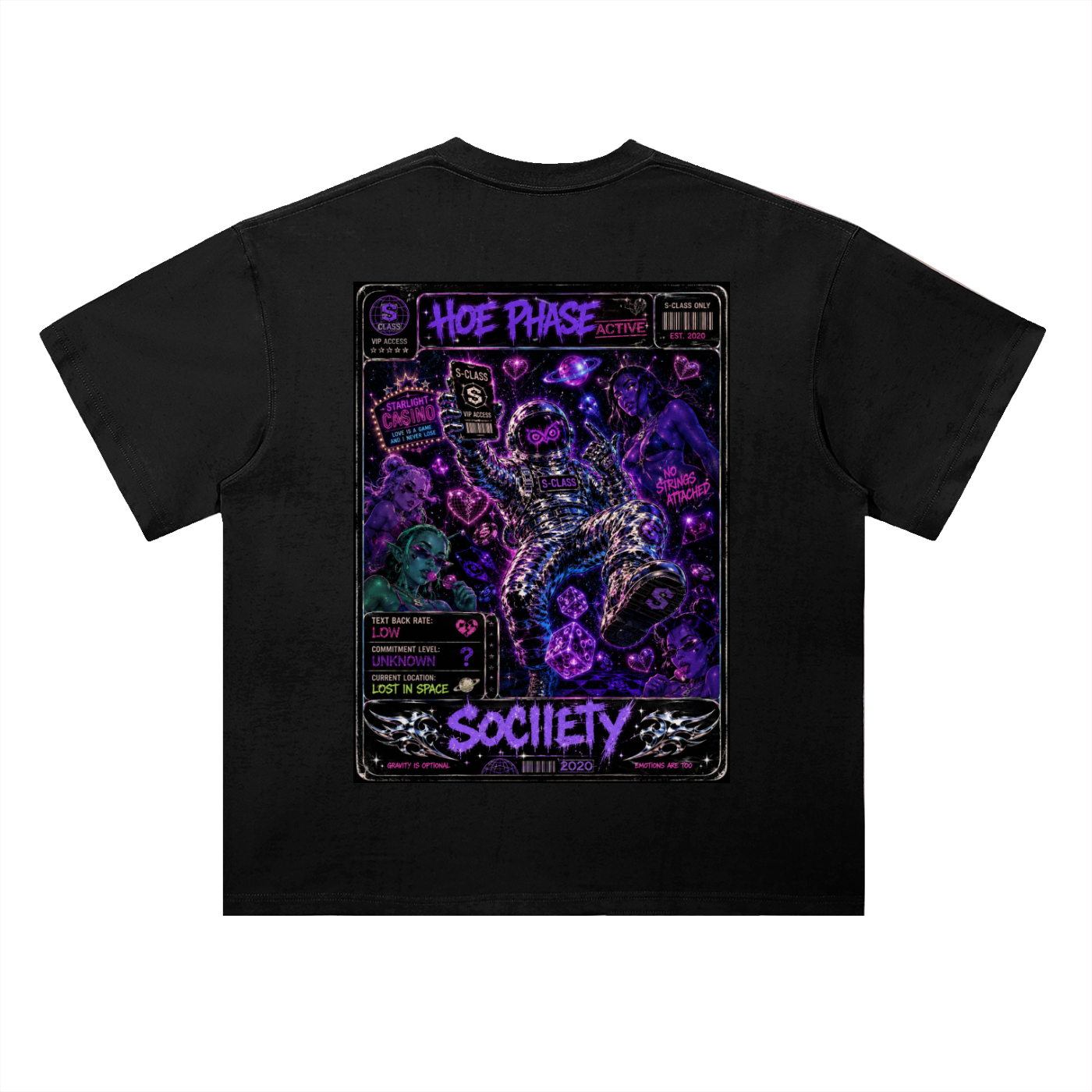 Hoe Phase ViP Pass Drop Shoulder T Shirt