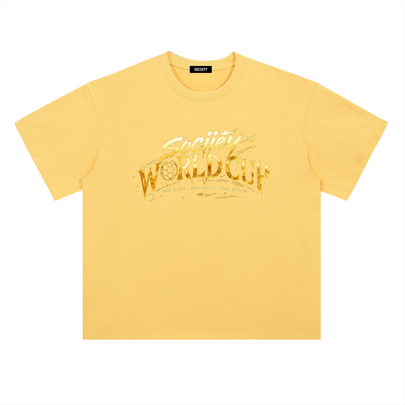 Brazil Drop Shoulder Cotton T-Shirt