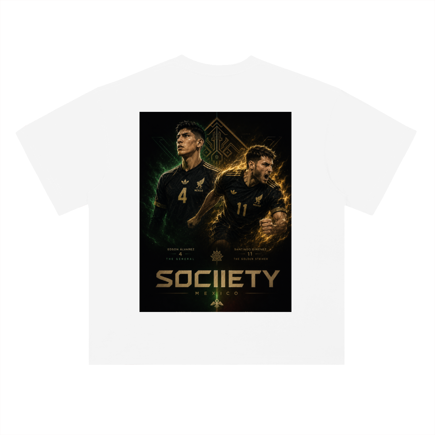 Mexico Drop Shoulder Cotton T-Shirt