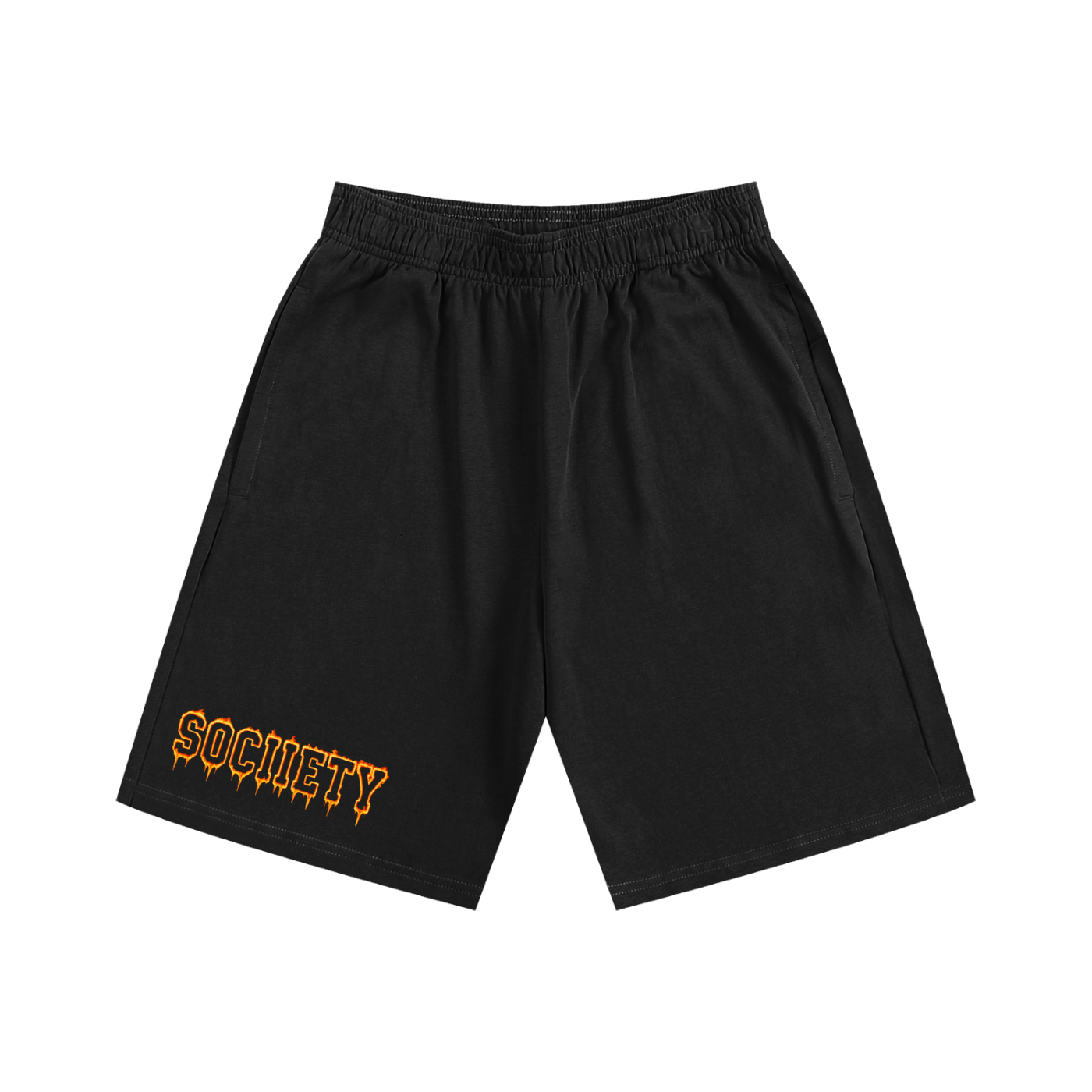 Burn It Down Cotton Shorts