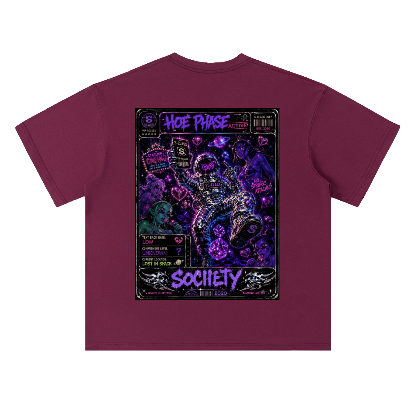 Hoe Phase ViP Pass Drop Shoulder T Shirt