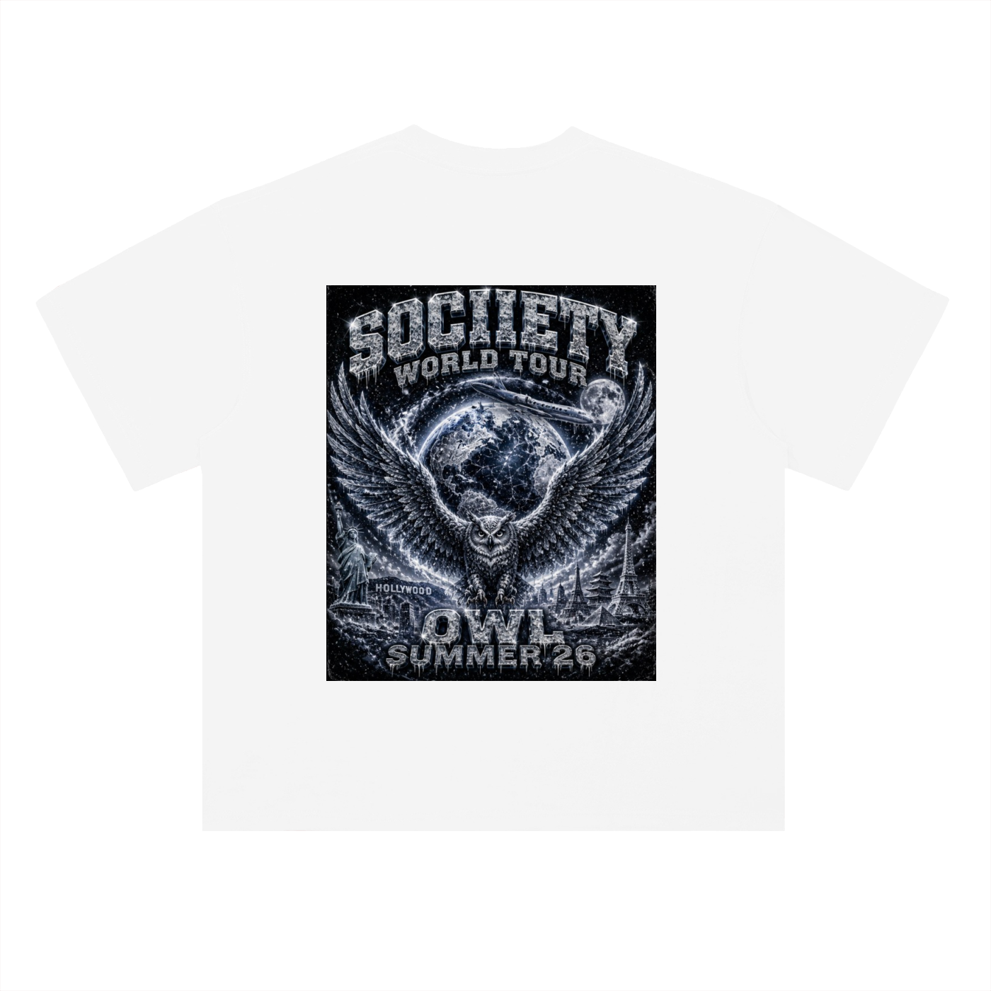 Owl Summer 26 World Tour Drop Shoulder T-Shirt