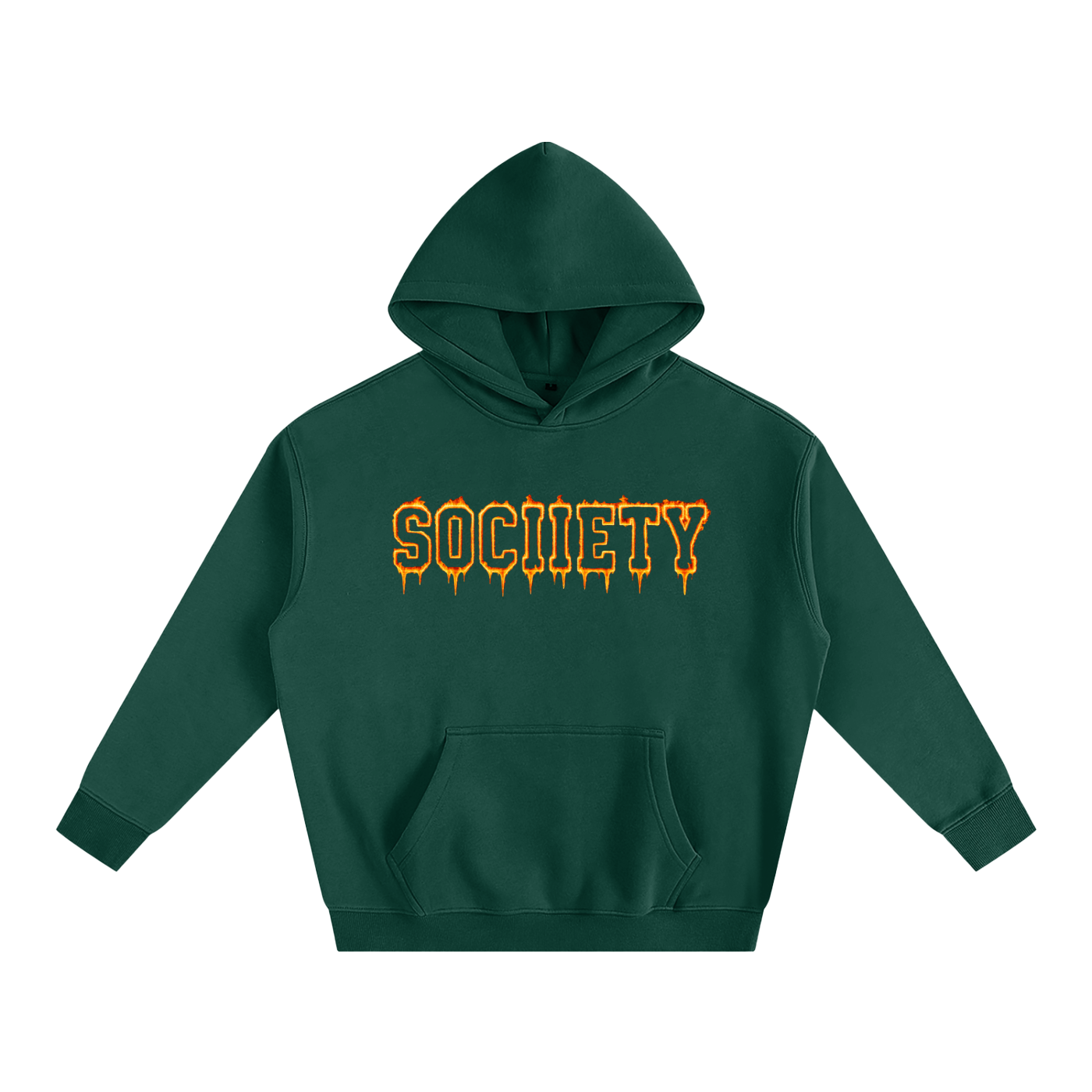 Burn It Down Oversize Fleeced Hoodie