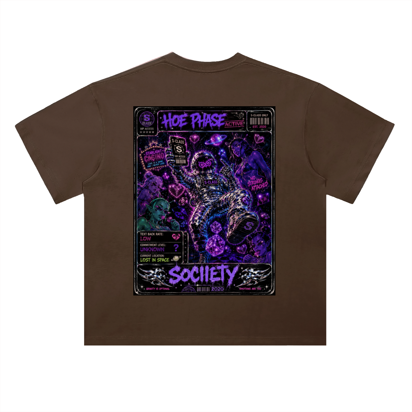 Hoe Phase ViP Pass Drop Shoulder T Shirt