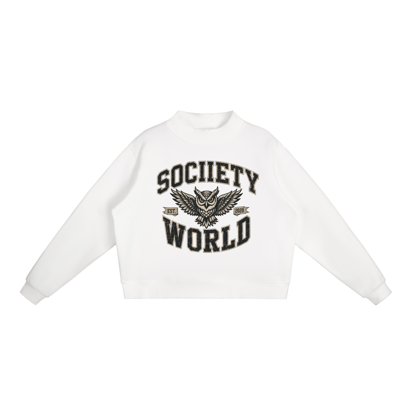 Women’s University Uniform Mock-Neck Crew Sweatshirt