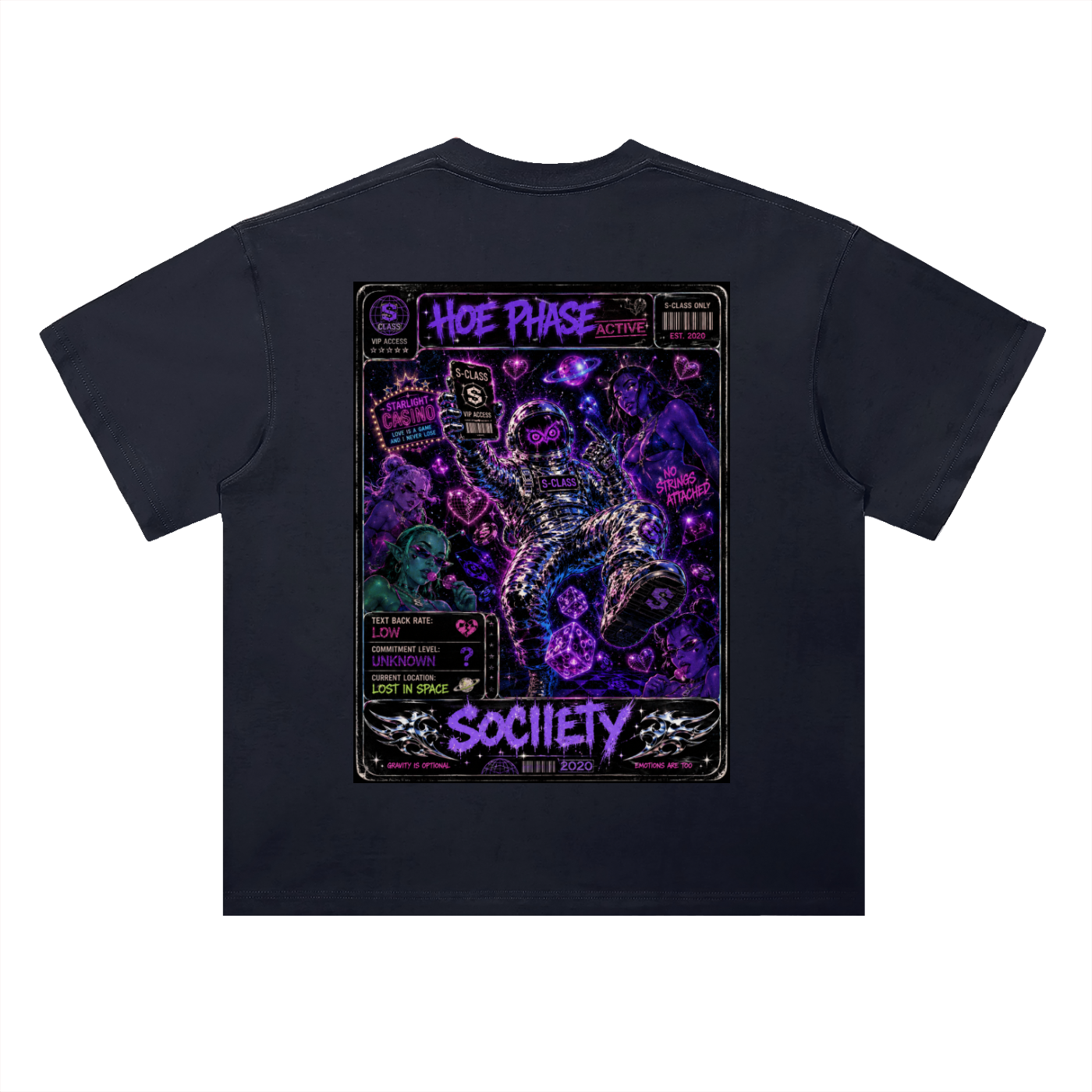 Hoe Phase ViP Pass Drop Shoulder T Shirt