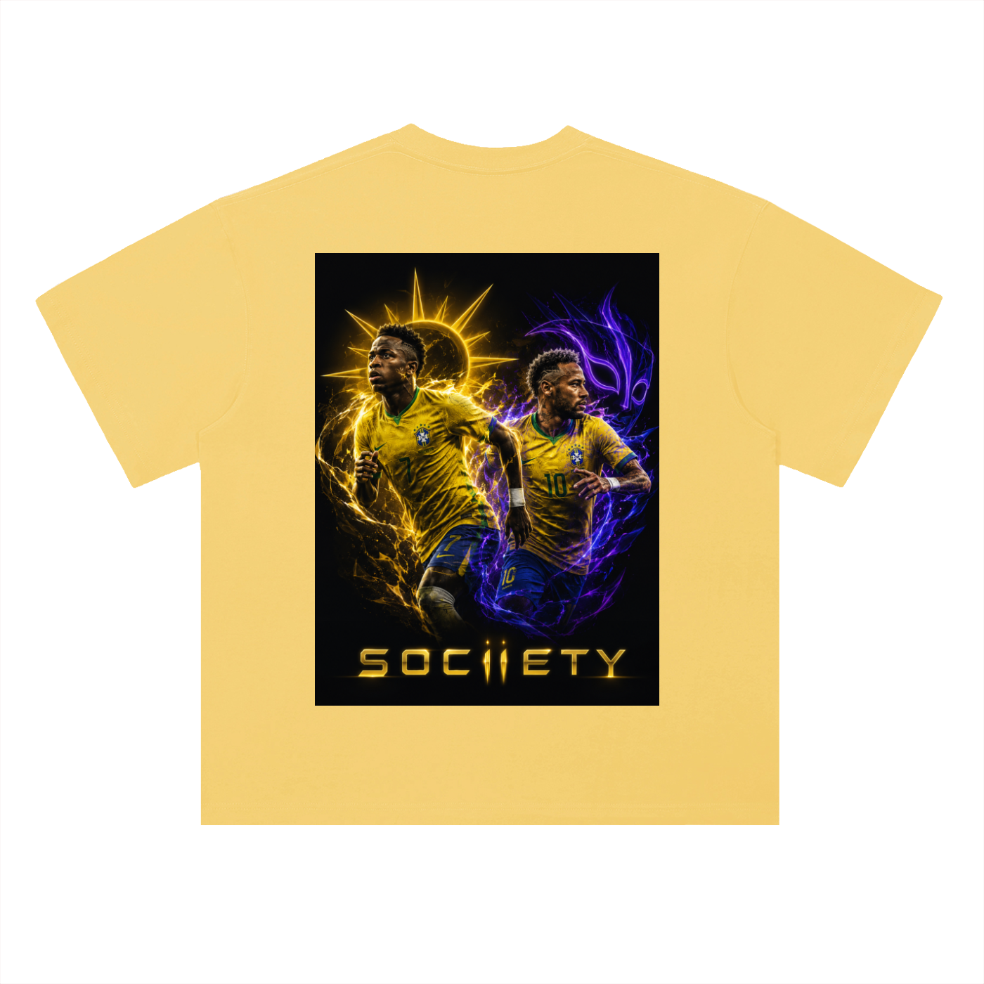 Brazil Drop Shoulder Cotton T-Shirt