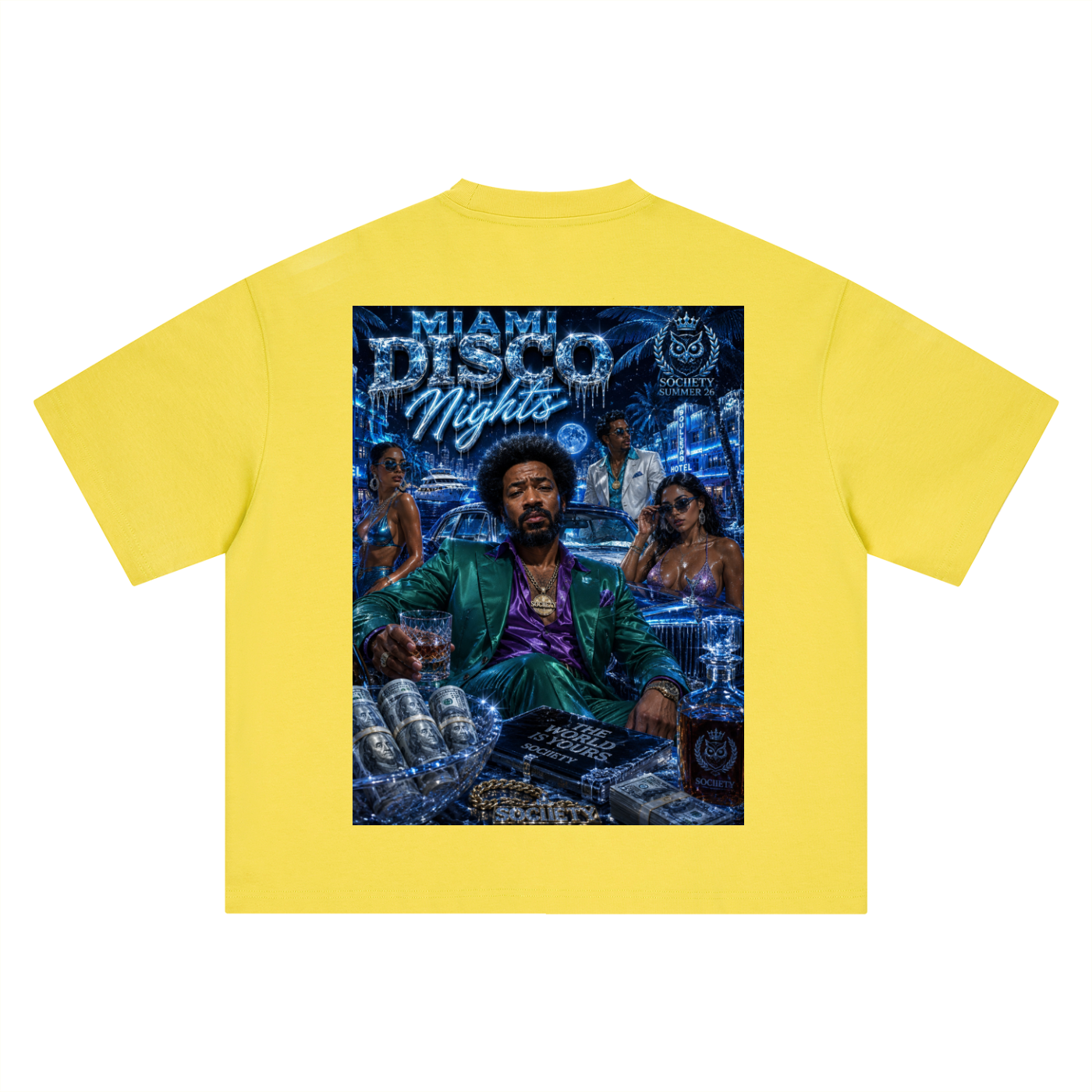 Miami Disco Nights Oversized T