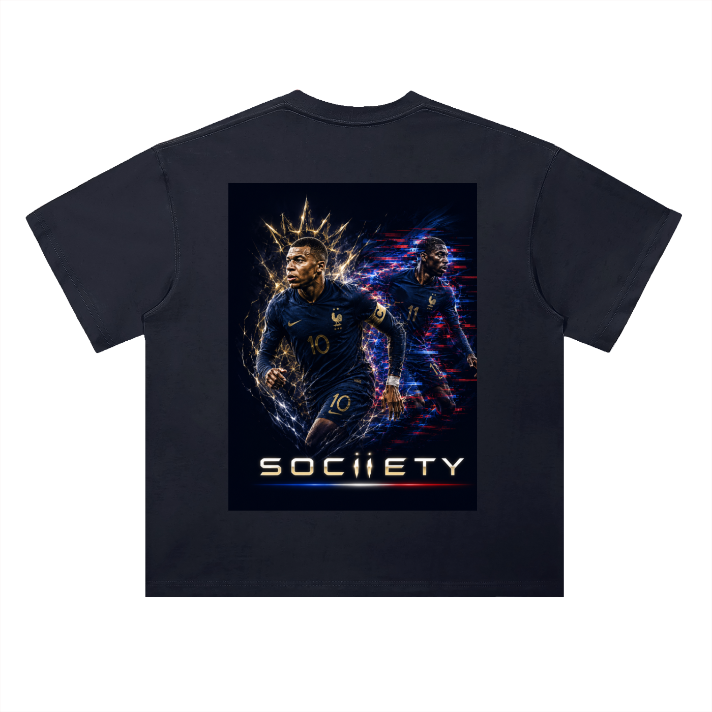 France Drop Shoulder Cotton T-Shirt