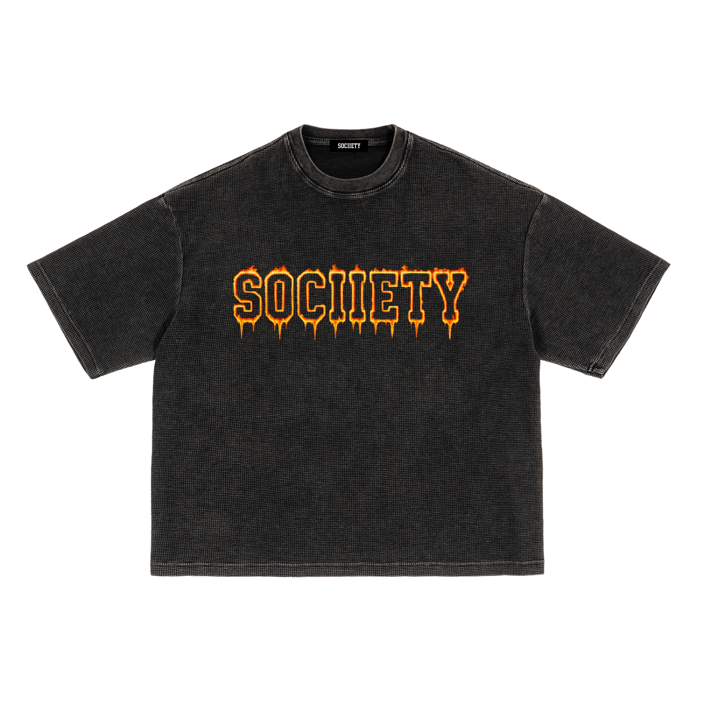 Owl Summer 26 Waffle Washed Boxy T-Shirt