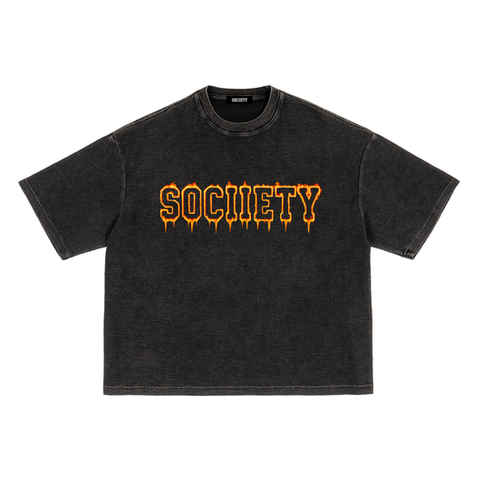 Owl Summer 26 Waffle Washed Boxy T-Shirt