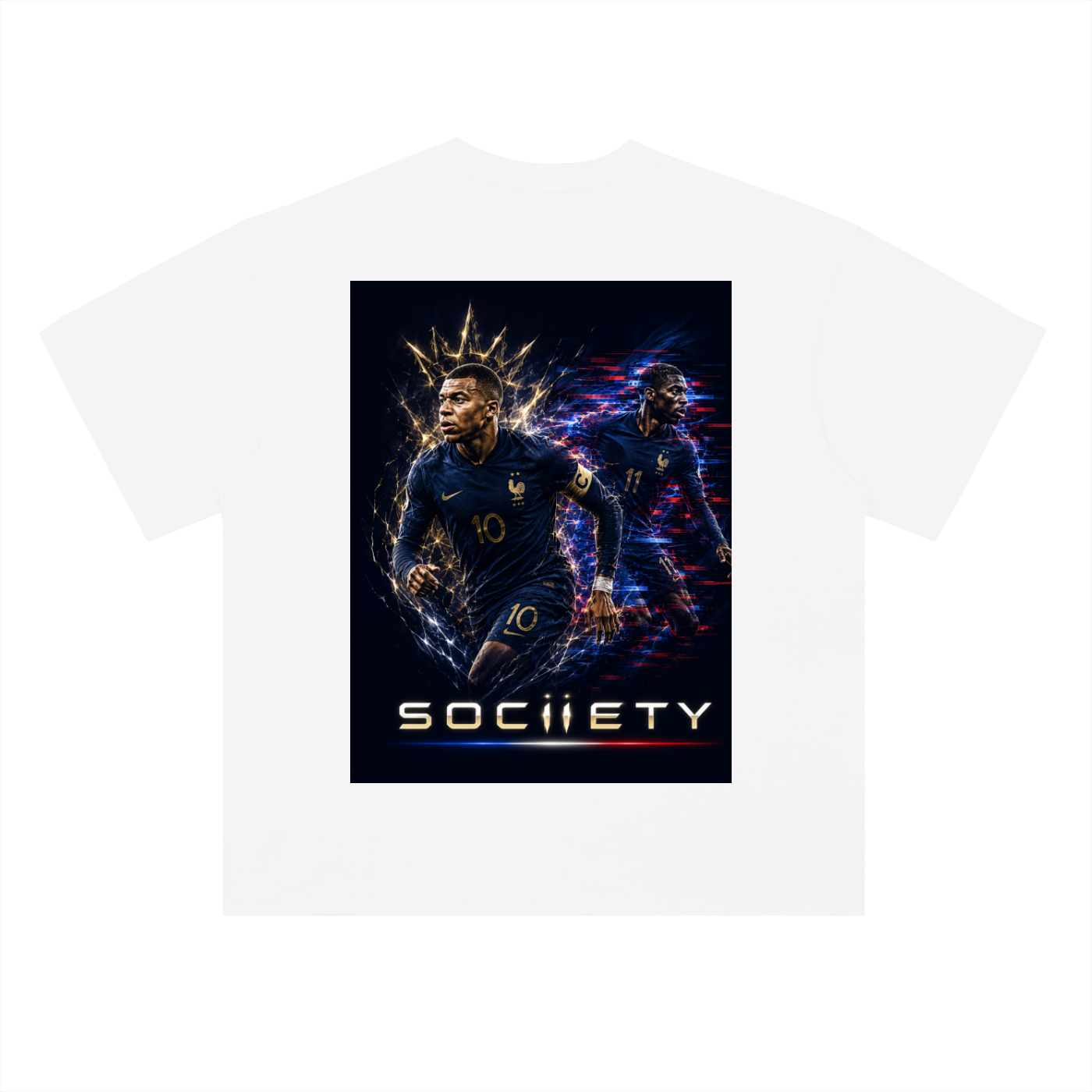 France Drop Shoulder Cotton T-Shirt