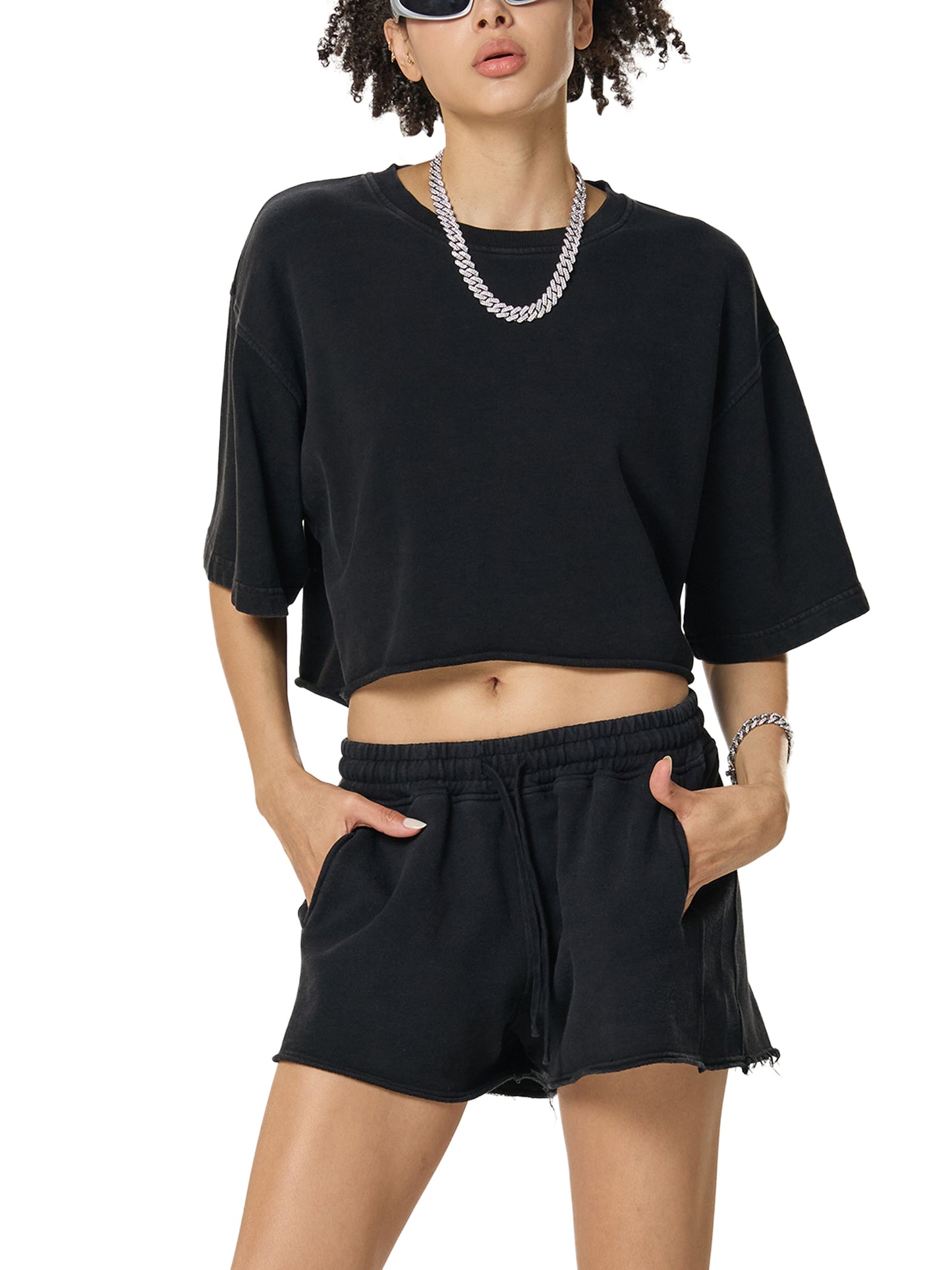 Women’s We Are Venice Snow Washed Crop Top