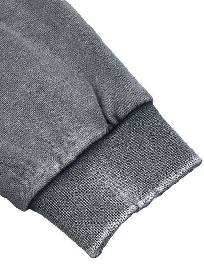 Women's Snow Washed Raw Edge Cropped Sweatshirt